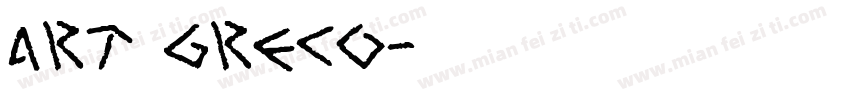 Art Greco字体转换
